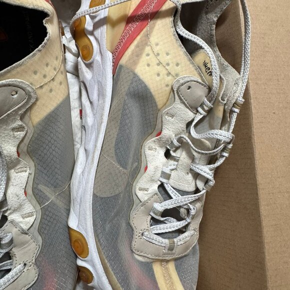 Nike React Element 87 Men’s 9.5 | Transparent Upper Running Sneakers - Picture 8 of 9